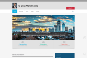 Campaign Election WordPress Website