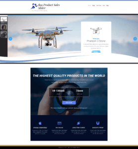product slider website