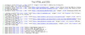 using html and css with elementor